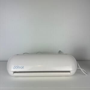 Silhouette Portrait 2 Electronic Cutting White Cricut Machine Bundle With Extras